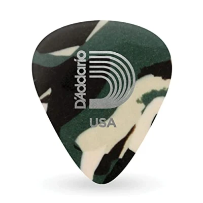 Imagen de Planet Waves Medium Camouflage Celluloid Guitar Picks (Pack of 10)