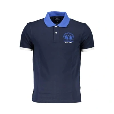 Imagen de La Martina Polo de algodón azul para hombre, Azul, Large
