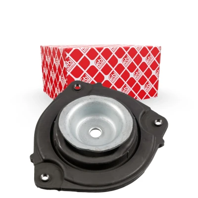 Imagen de FEBI BILSTEIN 109345 Copela de amortiguador Eje delantero, derecha sin rodamiento bolas Caucho NISSAN: Pulsar Hatchback, Juke, Leaf I