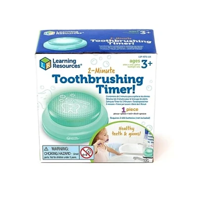 Imagen de Learning Resources Cronómetro infantil de 2 minutos para cepillarse los dientes, 3+ años