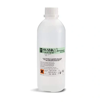 Imagen de Hanna Instruments HI7061L Electrode Cleaning Solution, 500 mL
