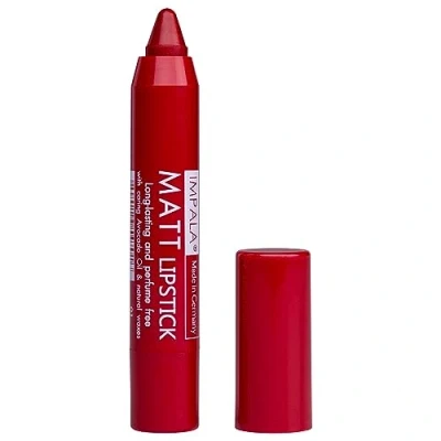 Imagen de Impala Barra de Labios Automática Matt Color Rojo Chile Nº 01 Pintalabios Larga Duración Mate Labial Hidratante Lipstick Textura Cremosa y Efecto Bálsamo