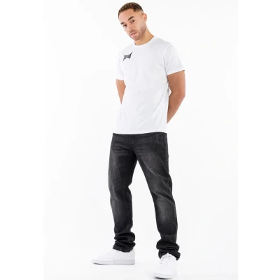 Imagen de Tapout Normale Passform Octagon Camiseta estampada, Hombre, Talla: Large, White black