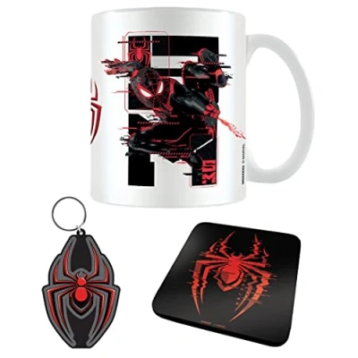 Imagen de Pyramid International Spider Man Web Glitch Miles Morales Juego de tazas (tamaño único)