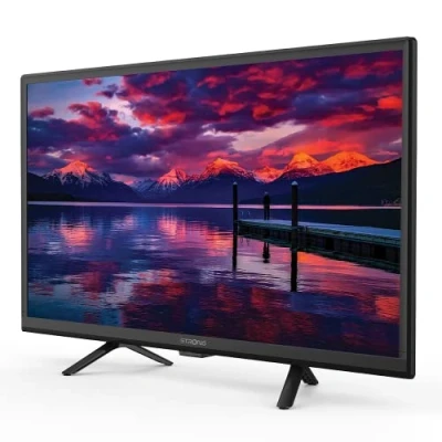 Imagen de STRONG SRT24HE4023 HD LED TV Pantalla 60 cm, 24 pulgadas, DVB T2 HEVC 265/S2/C, 60Hz, HDMI, USB, Spdif coaxial, compatible con encendedor de cigarrillos 12 voltios (incluido)