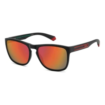 Imagen de Polaroid Unisex Gafas de sol, Talla: 57, Black/red