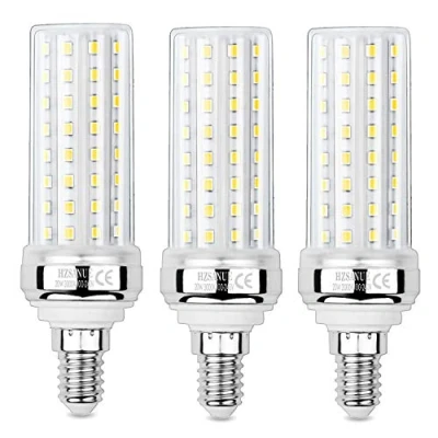 Imagen de HZSANUE Bombillas LED 20W, 150W Equivalentes de Incandescentes, 2300Lm, 3000K Blanco Cálido, E14 Pequeño Tornillo Edison, Paquete 3