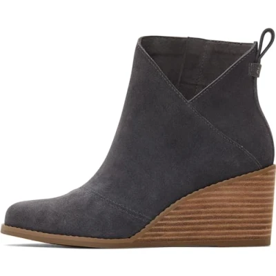 Imagen de TOMS Sutton, Botas Cortas al Tobillo Mujer, Ante de Hierro Forjado, 37 EU