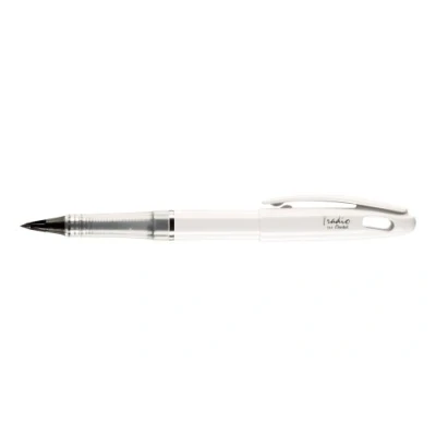 Imagen de Pentel Tradio Rotulador con punta de fieltro (tinta negra), color blanco