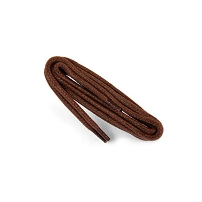 Imagen de Kaps Cordones Gruesos Encerados, de 100% Algodón Natural con Acabado Cera, Cuatro Longitudes 60 a 120cm, Hecho en Europa (90 cm 5 6 pares ojales/Unisex Adults)