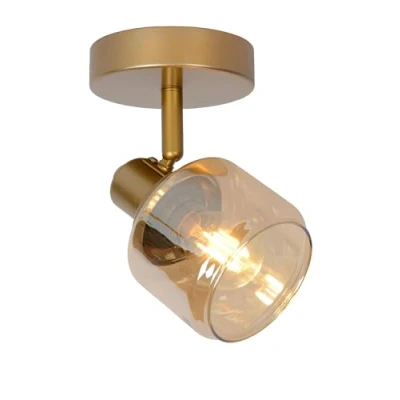 Imagen de LUCIDE BJORN Foco de techo 1xE14 Oro mate/Latón