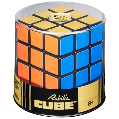 Imagen de Rubik&#039;s EDICIÓN ESPECIAL RETRO 50 ANIVERSARIO Juego de Rompecabezas Cubo 3x3 Mágico para Desafiar la Mente 6068726 Juguetes Niños y Niñas 8 Años +