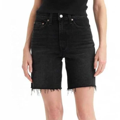 Imagen de Levi&#039;s Ribcage Bermuda Shorts vaqueros, Mujer, Talla: 26, Goth princess