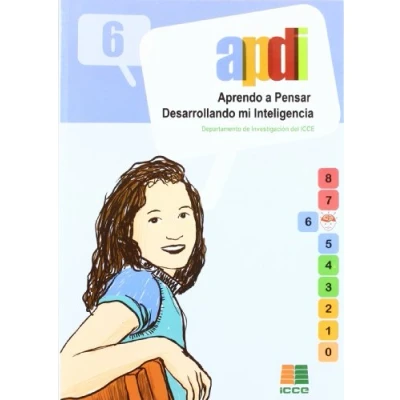 Imagen de APDI 6, aprendo a pensar desarrollando mi inteligencia (SIN COLECCION)