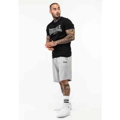 Imagen de Lonsdale SET Normale Passform MOY Pantalones deportivos, Hombre, Talla: XXL, Black marl grey