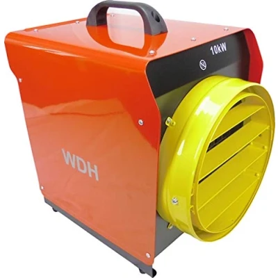 Imagen de Aktobis Termoventilador de alto voltaje WDH BGP10S (400 V / 16 A) con conexión para manguera (Ø 30 cm) y una potencia calorífica 10.000 vatios (10 kW)