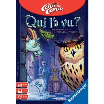 Imagen de Ravensburger ¿Quién lo Vi? Juego de investigación cooperativo reflexión Familiar Formato Caja compacta 2 a 4 Jugadores Desde 6 años Mixto 22327 Versión Francesa