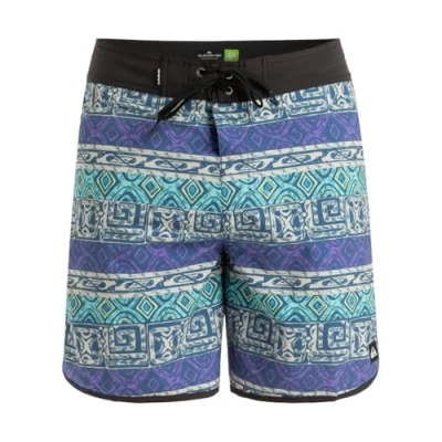 Imagen de Quiksilver SURFSILK Scallop 18 Pantalones Cortos, Global Heat Dusted Peri PMG6, 32 para Hombre
