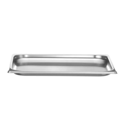 Imagen de HENDI Recipiente GN 2/3, contenedor GN,apilable,resistente a Temperaturas de 40 300C,apto para hornos,congeladores,calientaplatos,baño María,1.5L,354x325x(H) 20mm,acero inoxidable 18/10