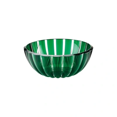 Imagen de Guzzini Cuenco para ensaladera de 25 cm L redondo cuello 29690269 transparente verde esmeralda plástico orgánico 3000 cc lavavajillas