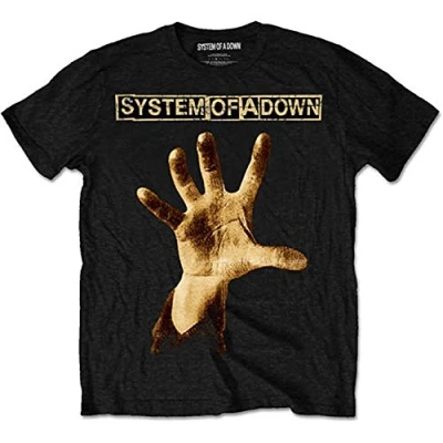 Imagen de Rock Off officially licensed products System of A Down Hand Oficial Camiseta para Hombre (XX Large)