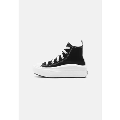 Imagen de Converse Chuck Taylor ALL STAR MOVE Color POP Zapatillas altas para niños, Talla: 31, Black/pink salt/white Zapatos