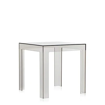 Imagen de Kartell Jolly Mesita, Ahumado Claro, 40 x 44 cm, Transparente