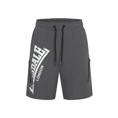 Imagen de Lonsdale Normale Passform Alresford Shorts, Hombre, Talla: 3XL, Anthracite white