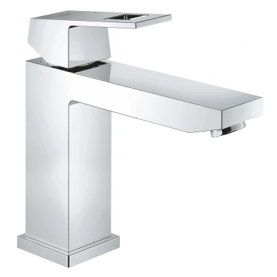 Imagen de Grohe Eurocube Grifo de baño, cuerpo liso, caño medio alto, tecnología EcoJoy (Ref. 23446000)