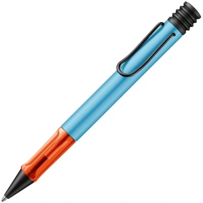 Imagen de Lamy AL star denim Bolígrafo con grip transparente, ergonómico y ancho de trazo M cuerpo ligero aluminio incluye recambio gran capacidad 16 en negro