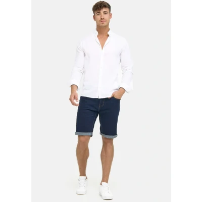 Imagen de Indicode Jeans CUBA Caden Shorts vaqueros darkblue denim, Hombre, Talla: Small, Dark blue denim