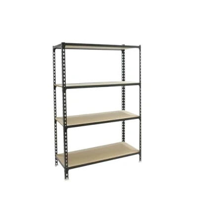 Imagen de Simon Rack Estanteria Metalica, 1500x1200x400 mm, 4 Baldas de Madera, 200 kg Punto Flexión, Estanterias Almacenaje, Antracita/Madera Maderclick
