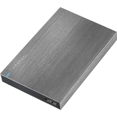 Imagen de Intenso Memory Board Disco Duro portátil (2 TB, 2 2,5 Pulgadas, 5400 RPM, caché de 8 MB, USB 3.0), Color Gris Oscuro