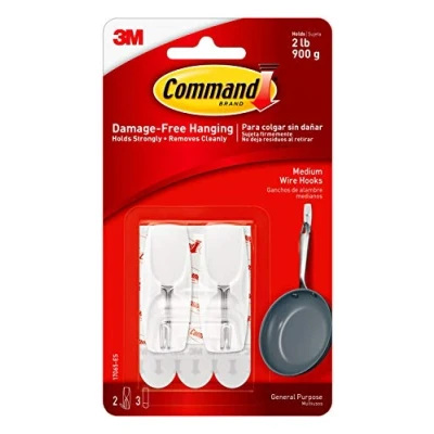 Imagen de Gancho de alambre medio Command 17065 ES, blanco, ES
