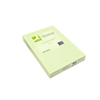 Imagen de Q Connect KF01093 Papel Color Din A4 80 Gr Verde Paquete De 500 Hojas