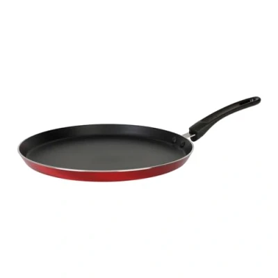 Imagen de Sitram 712389 CHERRY Colgador de aluminio prensado (28 cm diámetro, revestimiento antiadherente, color rojo metalizado, todo tipo fuegos, incluida inducción