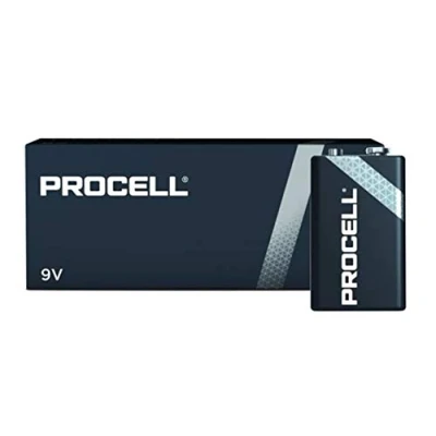 Imagen de 50 x 9V Duracell Industrial MN1604 E Block Alkaline Batteries for Electronics