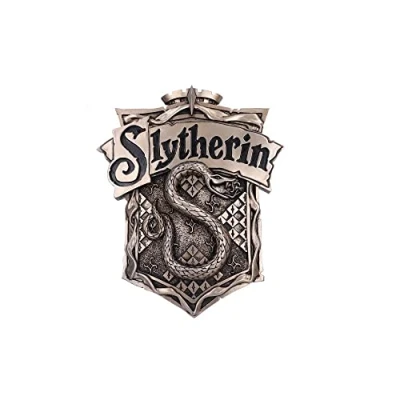 Imagen de Nemesis Now Placa de Pared con Licencia Oficial Harry Potter Slytherin, Bronce, 19,8 cm, Marrón, 19.8cm