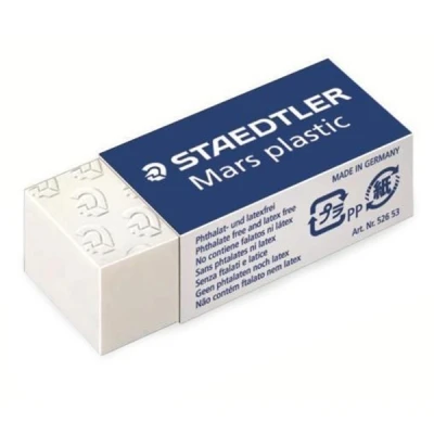 Imagen de Staedtler Mars plastic mini Goma de borrar, color blanco