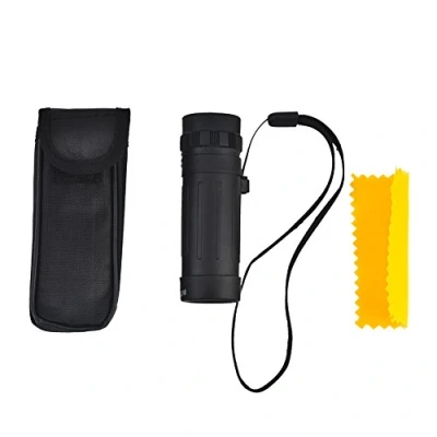 Imagen de Cyrank telescopio monocular 8 x 21 Alcance Claro, Óptico Mini Negro, al Aire Libre de Gran Angular portátil Mano para Viaje Observación Pájaros