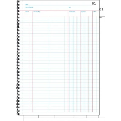 Imagen de SIGEL Expres 30226 Doorriebjfkasboek Libro de contabilidad holandés SD A4