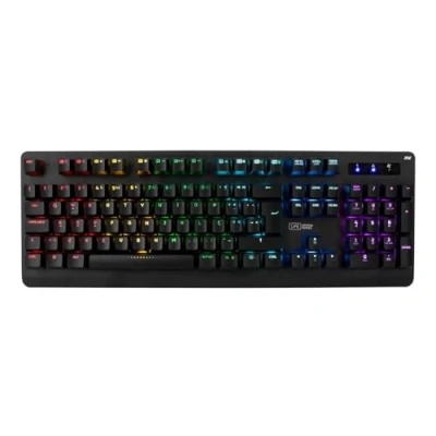 Imagen de 1Life gkb: Mekan RGB PT Mechanical Gaming Keyboard, X Red Switch, Layout, Rainbow Backlighting, USB Type A Cable, 24 Anti Ghosting Keys, for PC/Windows