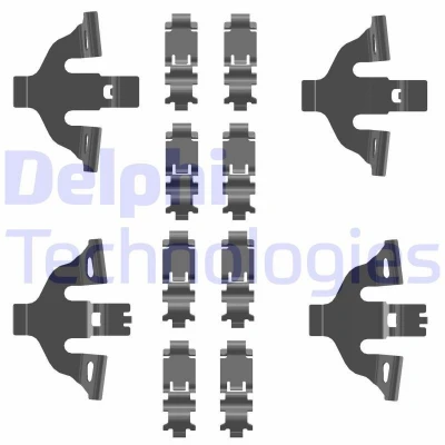 Imagen de DELPHI LX0781 Kit de accesorios, pastillas frenos AUDI: Q7, VOLKSWAGEN: Amarok Pick up