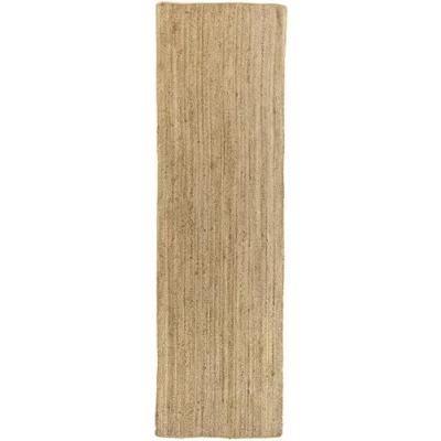 Imagen de HAMID Alfombra Yute Alhambra Color Natural 100% Fibra de Yute, Trenzado a Mano, Alfombras Salón, Comedor, Dormitorio, Pasillos, (80x250cm)…