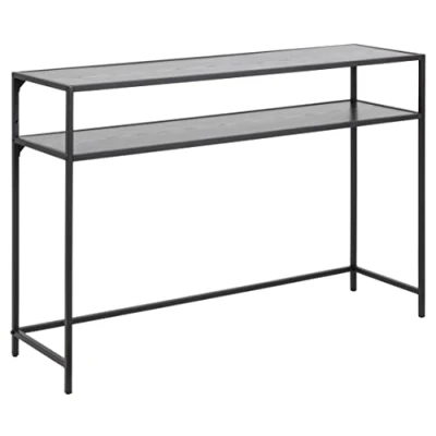 Imagen de AC Design Furniture Jörn Mesa de Consola, Madera Metal, Negro, H: 79 x B: 120 T: 35 cm