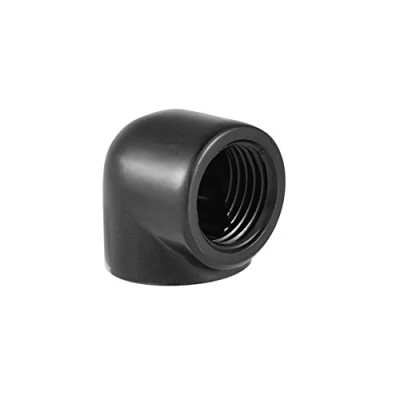 Imagen de ASHATA Adaptador Rosca G1 / 4 Pulgadas, Richer R 2pcs Montaje latón 90 Grados Conjunto 4, Adecuado para disipador térmico refrigeración(Hembra a Hembra)