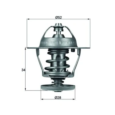 Imagen de MAHLE ORIGINAL TX 68 88D Termostato, refrigerante 88 52 con junta FORD: Transit Mk6 Tourneo, MONDEO 3, 3 Stufenheck, CITROËN: Jumper II Furgón