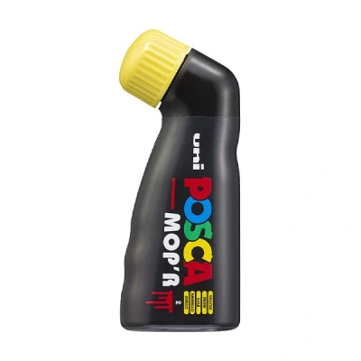 Imagen de Posca Uni Ball 183207 Marcador Mop&#039;R Pcm 22, Punta De Sello Redonda 3 19 Mm, Amarillo, 1 Ud, Forma Ergonómica