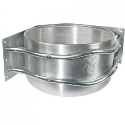 Imagen de Kerbl Comedero Aluminio, Aprox. 18 l, para el Montaje en rincón, con desagüe