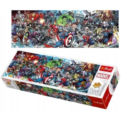 Imagen de Trefl Entra Avengers Other 1000 Piezas, Panorama, Adultos y niños a Partir de 12 años Puzzle, Color únete al Universo, Marvel los Vengadores